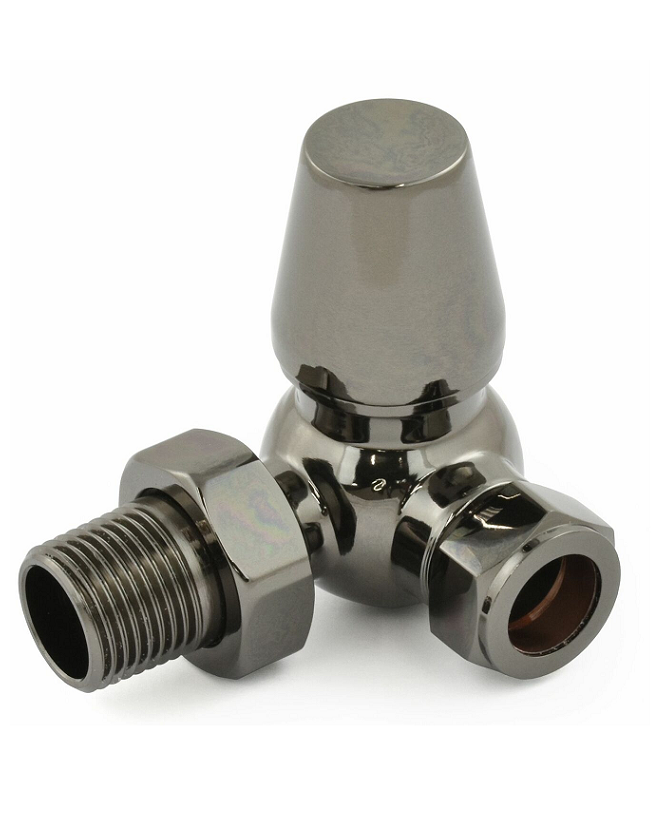 Lambeth Corner TRV Set - Black Nickel